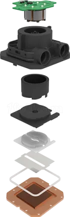 Photo de Kit Watercooling AIO Lian Li HydroShift TL RGB - 360mm (Blanc)