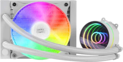 Photo de Kit Watercooling AIO Mars Gaming ML-One RGB - 120mm (Blanc)