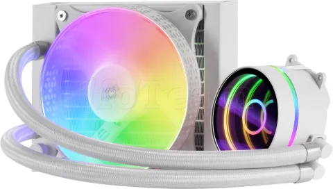 Photo de Kit Watercooling AIO Mars Gaming ML-One RGB - 120mm (Blanc)