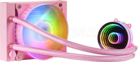 Photo de Kit Watercooling AIO Mars Gaming ML-One RGB - 120mm (Rose)