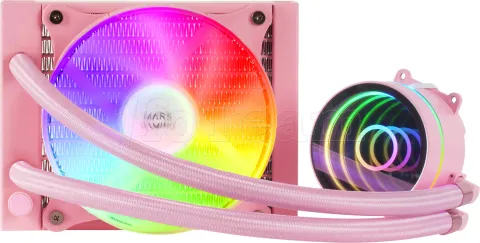 Photo de Kit Watercooling AIO Mars Gaming ML-One RGB - 120mm (Rose)