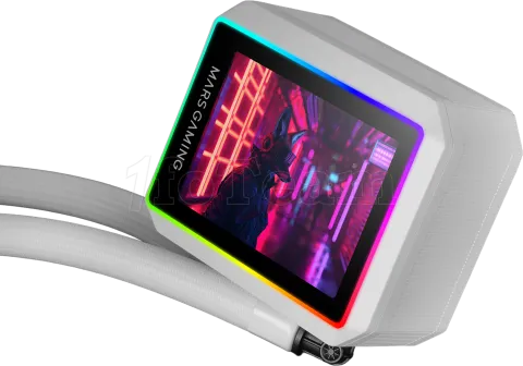Photo de Kit Watercooling AIO Mars Gaming ML-Vision II RGB - 240mm (Blanc)