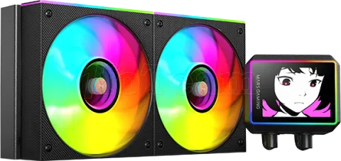 Photo de Kit Watercooling AIO Mars Gaming ML-Vision II RGB - 240mm (Noir)