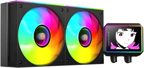 Photo de Kit Watercooling AIO Mars Gaming ML-Vision II RGB - 240mm (Noir)