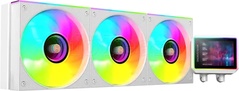 Photo de Kit Watercooling AIO Mars Gaming ML-Vision II RGB - 360mm (Blanc)