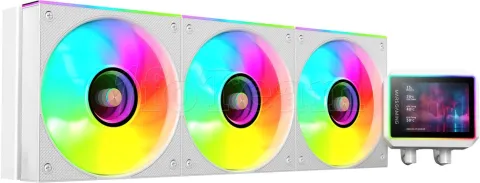 Photo de Kit Watercooling AIO Mars Gaming ML-Vision II RGB - 360mm (Blanc)