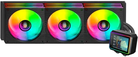 Photo de Kit Watercooling AIO Mars Gaming ML-Vision II RGB - 360mm (Noir)