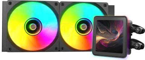 Photo de Kit Watercooling AIO Mars Gaming ML-Vision Pro RGB - 240mm (Noir)