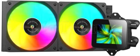 Photo de Kit Watercooling AIO Mars Gaming ML-Vision RGB - 240mm (Noir)