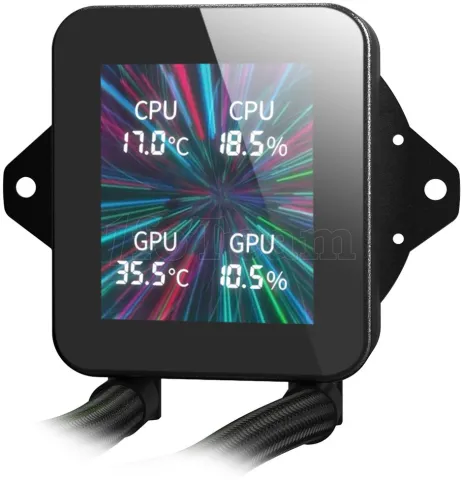 Photo de Kit Watercooling AIO Mars Gaming ML-Vision RGB - 240mm (Noir)