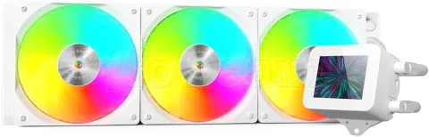 Photo de Kit Watercooling AIO Mars Gaming ML-Vision RGB - 360mm (Blanc)