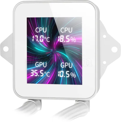 Photo de Kit Watercooling AIO Mars Gaming ML-Vision RGB - 360mm (Blanc)