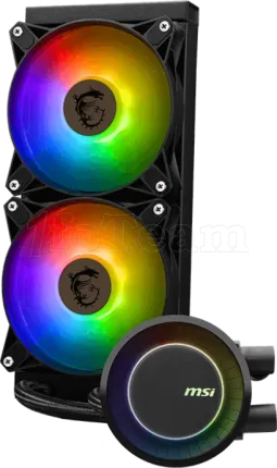 Photo de Kit Watercooling AIO MSI Mag CoreLiquid E RGB - 240mm (Noir)