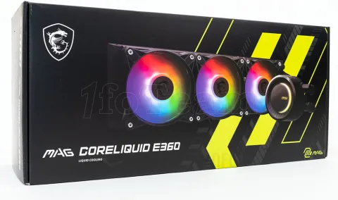 Photo de Kit Watercooling AIO MSI Mag CoreLiquid E RGB - 360mm (Noir)