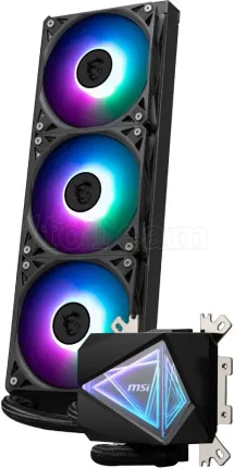 Photo de Kit Watercooling AIO MSI Mag CoreLiquid I RGB - 360mm (Noir)