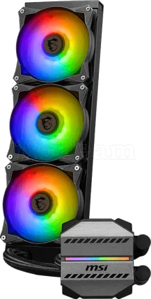 Photo de Kit Watercooling AIO MSI Mag CoreLiquid M RGB - 360mm (Noir)