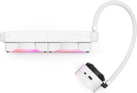 Photo de Kit Watercooling AIO NZXT Kraken X53 RGB - 240mm (Blanc)