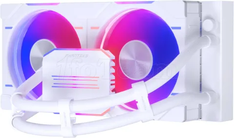 Photo de Kit Watercooling AIO Phanteks Glacier One D30 RGB - 240mm (Blanc)