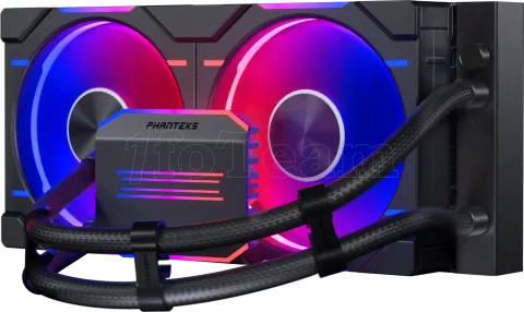 Photo de Kit Watercooling AIO Phanteks Glacier One D30 RGB - 240mm (Noir)