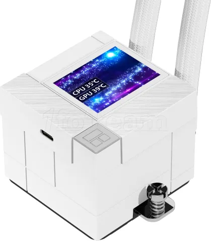 Photo de Kit Watercooling AIO Thermalright Core Matrix Vision RGB - 240mm (Blanc)