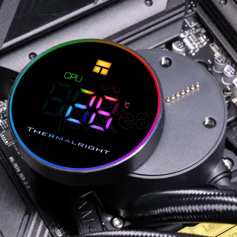 Photo de Kit Watercooling AIO Thermalright Frozen Magic Digital V2 RGB - 360mm (Noir)