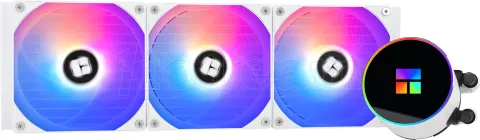 Photo de Kit Watercooling AIO Thermalright Frozen Magic V2 RGB - 360mm (Blanc)