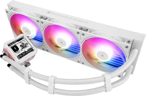 Photo de Kit Watercooling AIO Thermalright Frozen Warframe Pro Mew RGB - 360mm (Blanc)