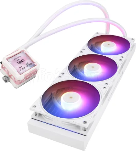 Photo de Kit Watercooling AIO Thermalright Frozen Warframe Pro Mew RGB - 360mm (Blanc)