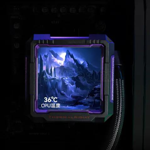 Photo de Kit Watercooling AIO Thermalright Frozen Warframe Pro RGB - 360mm (Noir)