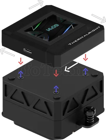 Photo de Kit Watercooling AIO Thermalright Frozen Warframe SE V2 RGB - 360mm (Noir)