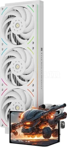 Photo de Kit Watercooling AIO Thermalright Levita Vision UB RGB - 360mm (Blanc)