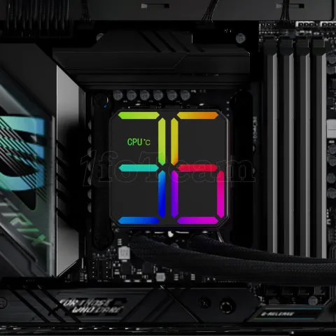 Photo de Kit Watercooling AIO Thermalright Magic Qube aRGB - 360mm (Noir)