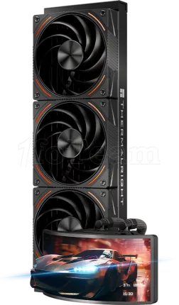 Photo de Kit Watercooling AIO Thermalright Rainbow Vision 360 Turbo aRGB - 360mm (Noir)