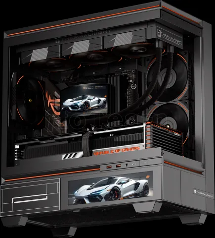 Photo de Kit Watercooling AIO Thermalright Rainbow Vision 360 Turbo aRGB - 360mm (Noir)