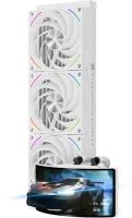 Photo de Kit Watercooling AIO Thermalright Rainbow Vision 360 Turbo RGB - 360mm (Blanc)