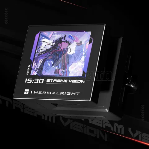 Photo de Kit Watercooling AIO Thermalright Stream Vision RGB - 360mm (Noir)