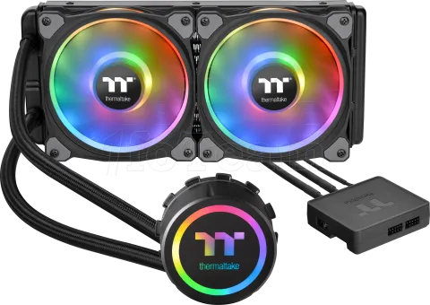 Photo de Kit Watercooling AIO Thermaltake Floe DX RGB - 240mm (Noir)