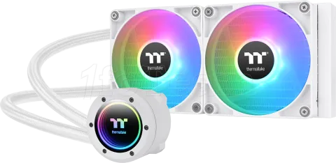 Photo de Kit Watercooling AIO Thermaltake TH V2 RGB - 240mm (Blanc)