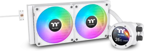 Photo de Kit Watercooling AIO Thermaltake TH V2 Ultra EX RGB - 280mm (Blanc)