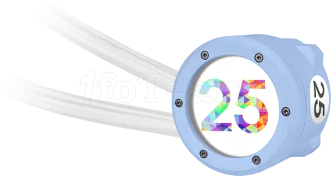 Photo de Kit Watercooling AIO Thermaltake TH V2 Ultra EX RGB - 360mm (Bleu)