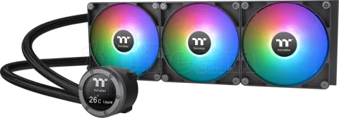 Photo de Kit Watercooling AIO Thermaltake TH V2 Ultra RGB - 420mm (Noir)
