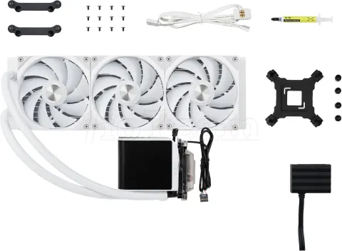 Photo de Kit Watercooling AIO Tryx Panorama RGB - 360mm (Blanc)