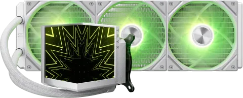 Photo de Kit Watercooling AIO Tryx Stage RGB - 360mm (Blanc)