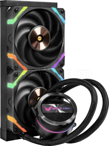 Photo de Kit Watercooling AIO Valkyrie Dragonfang RGB - 240mm (Noir)