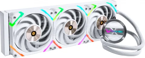 Photo de Kit Watercooling AIO Valkyrie Dragonfang RGB - 360mm (Blanc)