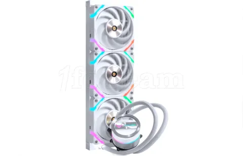 Photo de Kit Watercooling AIO Valkyrie Dragonfang RGB - 360mm (Blanc)