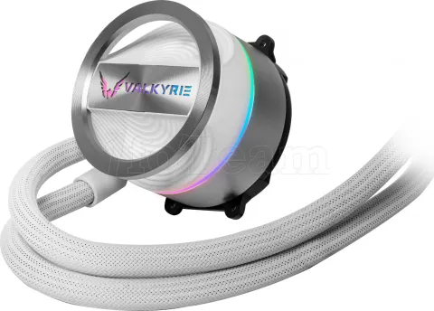 Photo de Kit Watercooling AIO Valkyrie Dragonfang RGB - 360mm (Blanc)