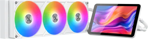 Photo de Kit Watercooling AIO Xigmatek Connect Pro RGB - 360mm (Blanc)
