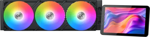 Photo de Kit Watercooling AIO Xigmatek Connect Pro RGB - 360mm (Noir)