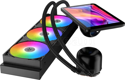 Photo de Kit Watercooling AIO Xigmatek Connect Pro RGB - 360mm (Noir)